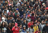 Image of Mexicans march to the capital in defense of family values (AFP).