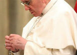 Image of Pope Francis calls us to pray for peace.