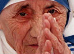 Image of Mother Teresa.