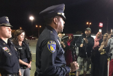 Image of The suspect was shot and killed at the scene.