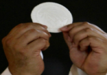 Image of Mother Marie witnessed the host turn to flesh.
