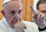 Image of Pope Francis will not condone women priests.