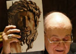 Image of A wooden crucifix from the 14th century has been 