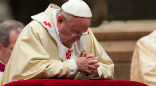 Image of Pope Francis has issued a new prayer for world peace. 