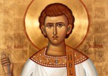 Image of Pope Francis compares St. Stephen to today's situation in the Middle East.