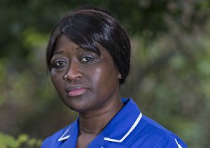 Image of Sarah Kuteh was dismissed from her nursing job after telling a patient God gives her peace (David McHugh/Brighton Pictures).