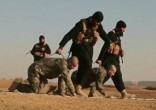 Image of The soldiers were walked like dogs to their execution site.