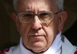 Image of Pope Francis calls for zero tolerance policies against abused children.