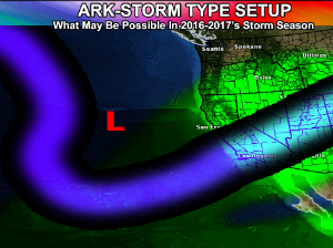 ARk storms, normally rare, have become a weekly occurrence in California.