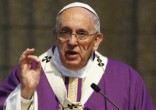 Image of Pope Francis prepares for the Lenten season.