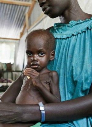 South Sudan is starving (AFP).
