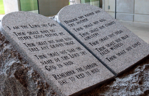 The Pope has not, and cannot change the Ten Commandments.