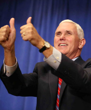Mike Pence casts a tie-breaking vote toward an important pro-life measure.