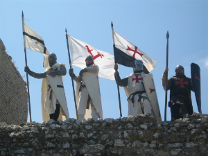 The Knights Templar were a religious military order who not only fought, but also built fortresses and pioneered banking.