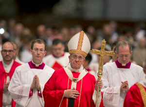 Pope Francis has not suggested priests will be allowed to marry.