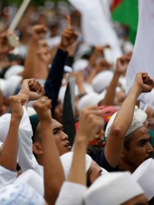 Angry Muslims protested the Catholic church's construction.