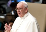 Image of Pope Francis believes resources spent on nuclear weapons can be better spent on helping those in need.