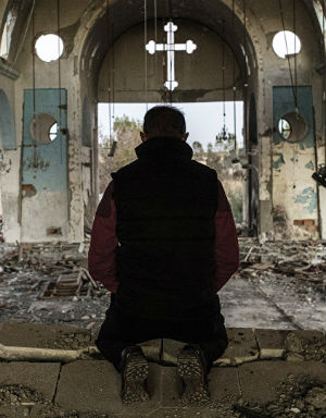 Christians in Aleppo find comfort in the prayers streaming in from around the world.