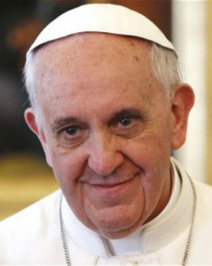 Pope Francis says never to give up hope.