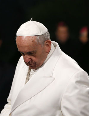 'I express my heartfelt sorrow,' expressed the Holy Father.