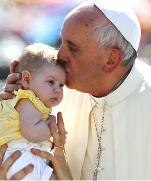 No research justifies the use of human embryos, Pope Francis says.