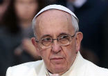 Image of Pope Francis is invited to address the future of Europe.