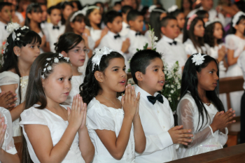 After their First Communion, many children do not return to Mass.