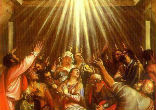 Image of The name of the day itself is derived from the Greek word pentecoste, meaning 50th.