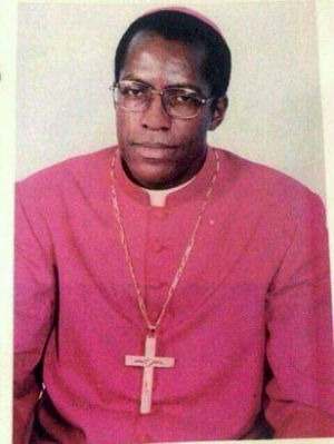 Bishop Jean-Marie Benoit Balla's vehicle was found abandoned with a note reading, 'I am in the water.'