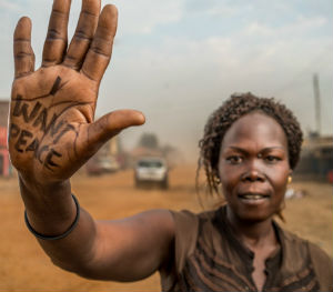 Photo series shows a real-life situation in South Sudan. [photo by: Dream World - South Sudan]