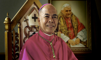 Archbishop Romulo Valles.