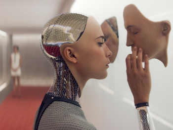 In the cautionary tale, Ex Machina, a man falls in love with a sexualized robot, and learns an extreme lesson.