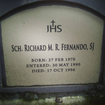 Richie Fernando died protecting his attacker.