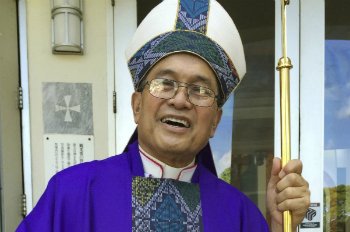 Archbishop Anthony Apuron has been accused of abusing four altar boys.