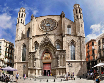 The Basilica of Santa Maria del Pi.