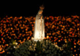 Image of Our Lady of Fatima appeared to three young children with an important message. 