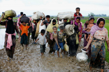 Rohingya Muslims have suffered persecution from the Buddhist majority in Myanmar.