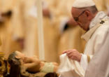 Pope Francis reminds us to reach out to the vulnerable. Image of Pope Francis reminds us to reach out to the vulnerable.