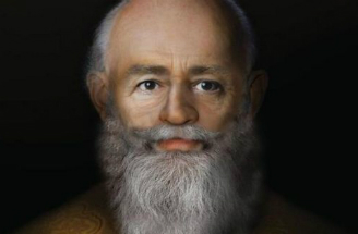 The face of St. Nicholas, reconstructed by scholars.