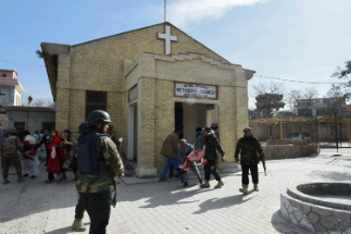 A suicide bomber killed eight people at a Methodist church in Pakistan.