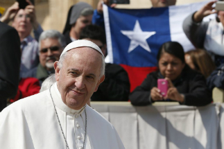 Pope Francis is visiting Chile.
