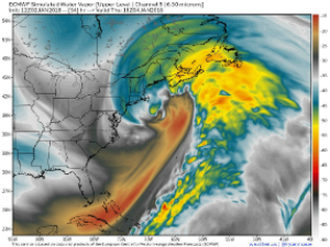 Forecasts show the bomb cyclone will impact the eastern USA from Florida to Canada.