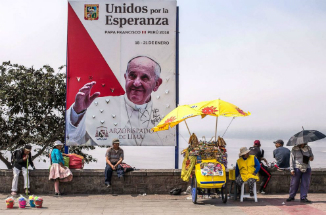 Pope Francis has finished his visit to Peru and is headed home.