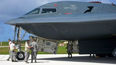 The arrival of three B-2 bombers in Guam ups the ante on North Korea. It is unclear why the bombers were ordered to the island base.