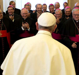 Pope Francis indicated Bishops should accept what God wants.