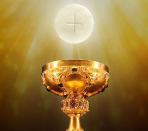40 intact and consecrated hosts were found amid the earthquake rubble.