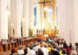Image of Christian salvation can only come through Christ and the Church.