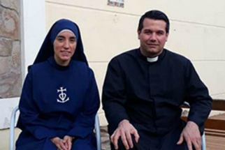 Fr. Javier Olivera and Sister Marie de la Sagesse - (CNA).