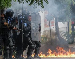 Pope Francis spoke just one week after a mortar attack was carried out on a Jesuit university in Nicaragua.