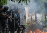 Image of Pope Francis spoke just one week after a mortar attack was carried out on a Jesuit university in Nicaragua. 